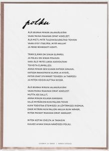 Onnittelukortti Polku