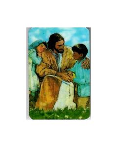 Magneetti Jeesus ja kaksi lasta