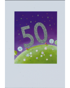Kortti 50-vuotiaalle