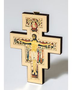 San Damianoksen risti 50 x 70 cm kulta
