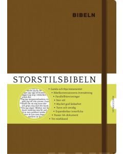Storstilsbibeln - brun