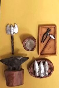 Asetelma Sepän työvälineet 5 osaa - AC1206