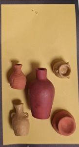 Asetelma Terracottaruukut 5 osaa - AC1204