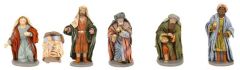 Jouluseimihahmot 10 cm Maria, Joosef, Jeesus ja Itämaan tietäjät - 28248