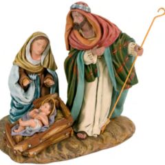Jouluseimihahmot 12 cm Maria, Joosef ja Jeesus - 28042