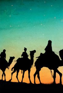 Tietäjät jouluevankeliumikortti