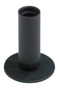 Kynttilänjalka musta 8 cm 