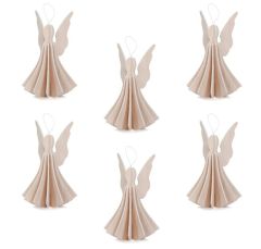 Lovi Enkeli valkoinen 6,5 cm paketti 6 kpl