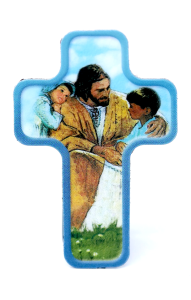 Magneetti risti Jeesus ja kaksi lasta
