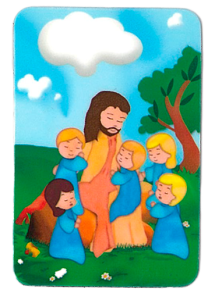 Magneetti Jeesus ja viisi lasta