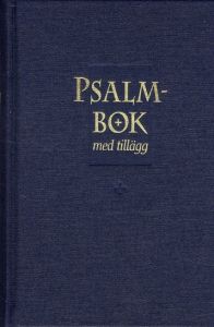 Psalmbok med tillägg - blå