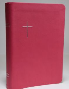 Raamattu Kansalle, keskikokoinen , pinkki, reunahakemisto