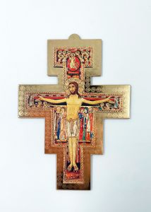 San Damianon risti kulta 18 x 13,6 cm