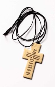 Ristiriipus Isä meidän -rukous - Cross with The Lord's prayer