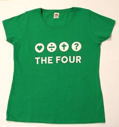 The Four t-paita vihreä