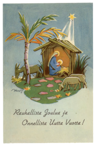 Martta Wendelinin nostalgiset joulukortit 12 kpl