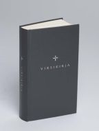 Kirkkovirsikirja kovakantinen harmaa