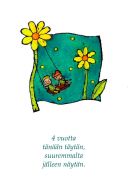 Onnittelukortti 4-vuotiaalle (Haiko) 20 kpl