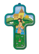 Risti Jeesus ja lapset 9x13 cm