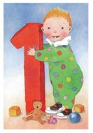 Onnittelukortti 1-vuotiaalle (Louhi) 20 kpl