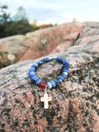 Rukoushelmet Ainoa-rannekoru sininen 