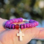 Rukoushelmet Ainoa rannekoru lila