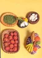 Asetelma Hedelmäkori ja kananmunat  5 osaa - AC1203